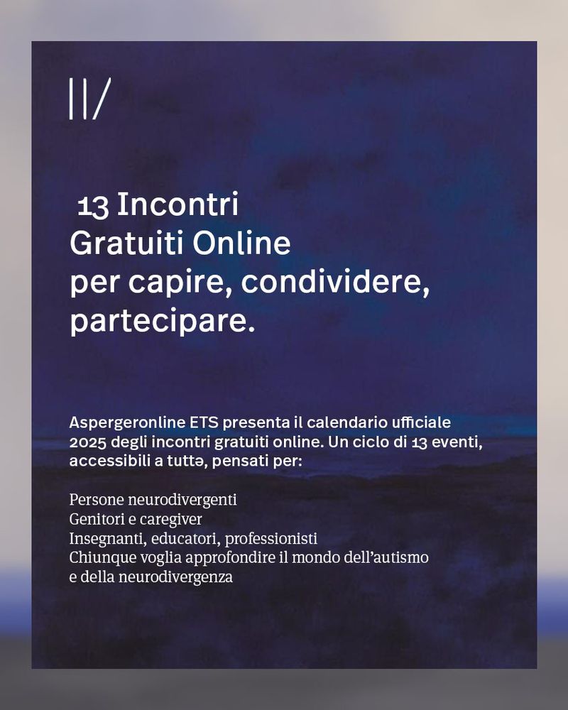 Incontri gratuiti online 2025 su Autismo e Neurodivergenze